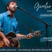 Giovedì 24 Marzo Giulio Voce Concert Al Caffè Letterario