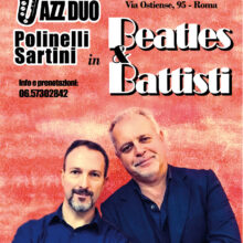 Domenica 3 Aprile Jazz Duo Polinelli-Sartini In Beatles&Battisti Al Caffè Letterario Roma