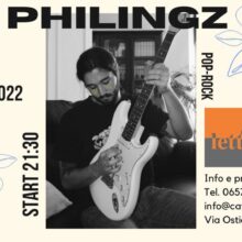 Giovedì 12 Maggio Live Music Philingz Caffè Letterario