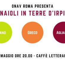 Giovedì 19 Maggio Onav Roma Presenta Vignaioli In Terre D’Irpinia Al Caffè Letterario