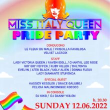 Sunday 12 Giugno Pride Party Al Caffè Letterario