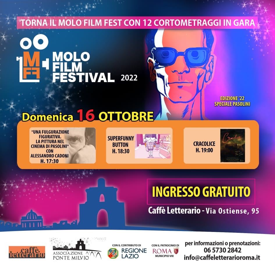 domenica molo film festival al caffe letterario