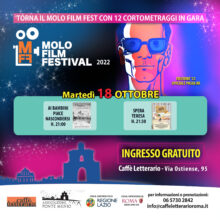 Martedì 18 Ottobre Il Molo Film Festival 2022 –  Ingresso Gratuito