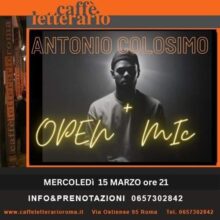 Antonio Colosimo Live Music Performance + Open Mic