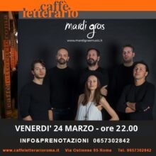 I Mardi Gras Al Caffè Letterario