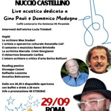 Cantad’Autore Dedicato A Gino Paoli E Domenico Modugno